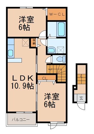 ポルタ　カローレの物件間取画像